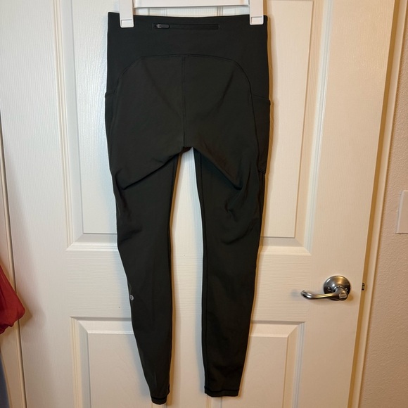Lululemon Speed Up Tight *Full-On Luxtreme 28" Women’s Size 6 Dark Olive - Picture 6 of 9